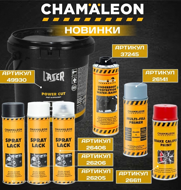 Результат превзойдет Ваши ожидания! Долгожданные новинки от Chamaeleon!
