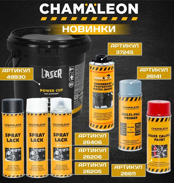 Результат превзойдет Ваши ожидания! Долгожданные новинки от Chamaeleon!